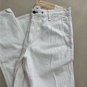 Rag & Bone White and Tan Trousers